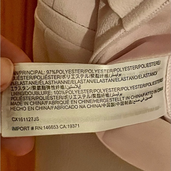 C/MEO Collective XS Strapless Pink Zip Romper Jumpsuit Chic Evening Cocktail - Picture 11 of 16